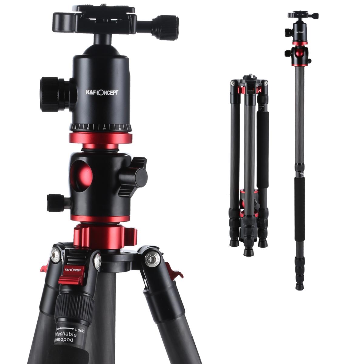 K&f CONCEPT TC2534T Carbon Fiber Tripod ขาตั้งกล้อง K&F