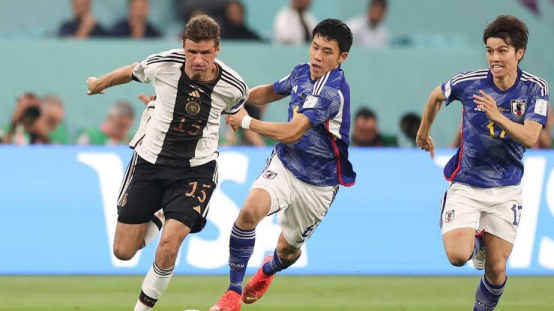 HD pictures：Japan gets 2 late goals to beat Germany 2-1 at the World Cup