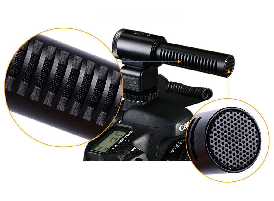 Telefono professionale microfono MIC VIDEO CAMERA 3.5mm Audio Condensatore di Android Sam 